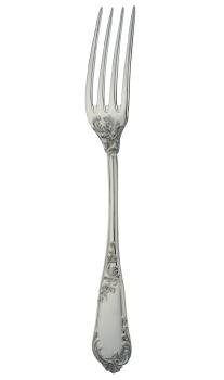 Salad serving fork in sterling silver - Ercuis